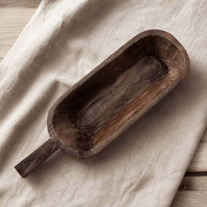 The Handled Wooden Bowl - The Quiet Edit