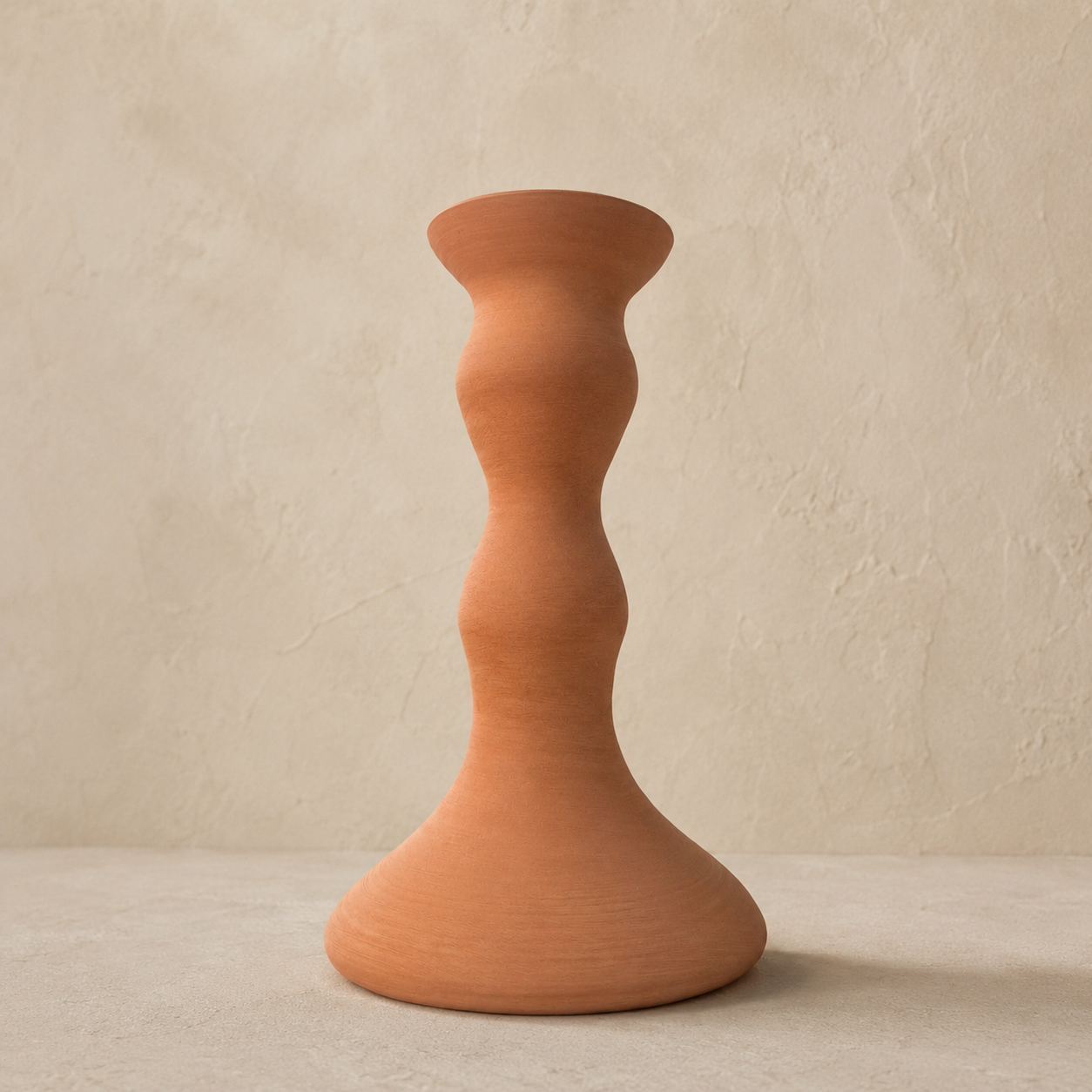 Hand-Turned Candlestick Holder