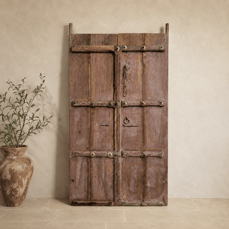 Hand-Carved Artisan Door - The Quiet Edit