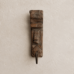 Hand-Carved Wooden Hooks (Set of 2) - The Quiet Edit