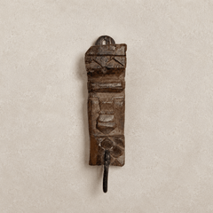 Hand-Carved Wooden Hooks (Set of 2) - The Quiet Edit