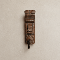 Hand-Carved Wooden Hooks (Set of 2) - The Quiet Edit
