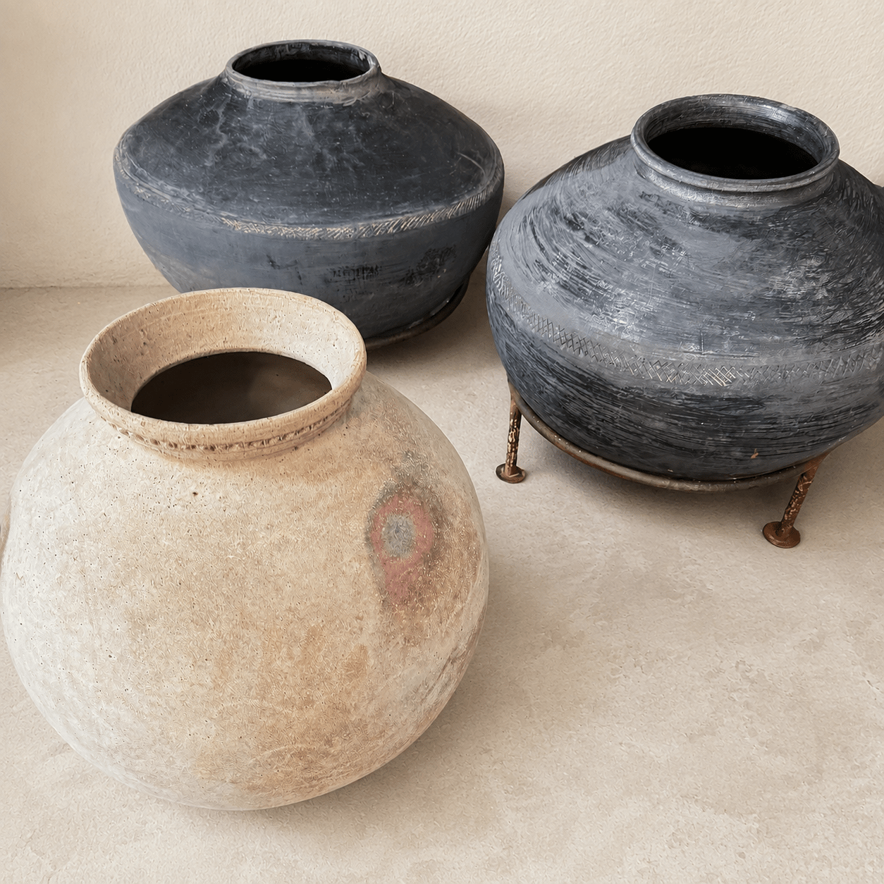 Large Authentic Clay Vessel - The Quiet Edit