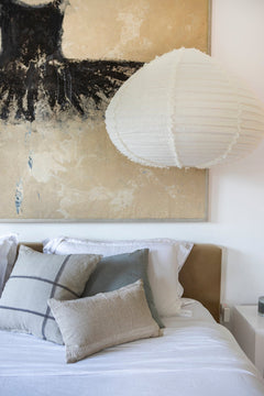 LÍN Gathered Petit Linen Shade - The Quiet Edit