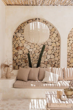 LÍN Oval Linen Shade - The Quiet Edit