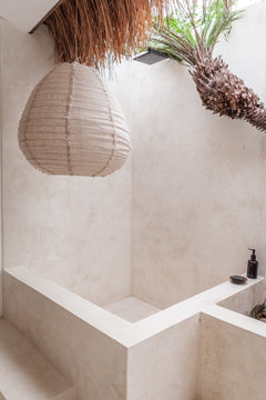 LÍN Tapered Linen Shade - The Quiet Edit
