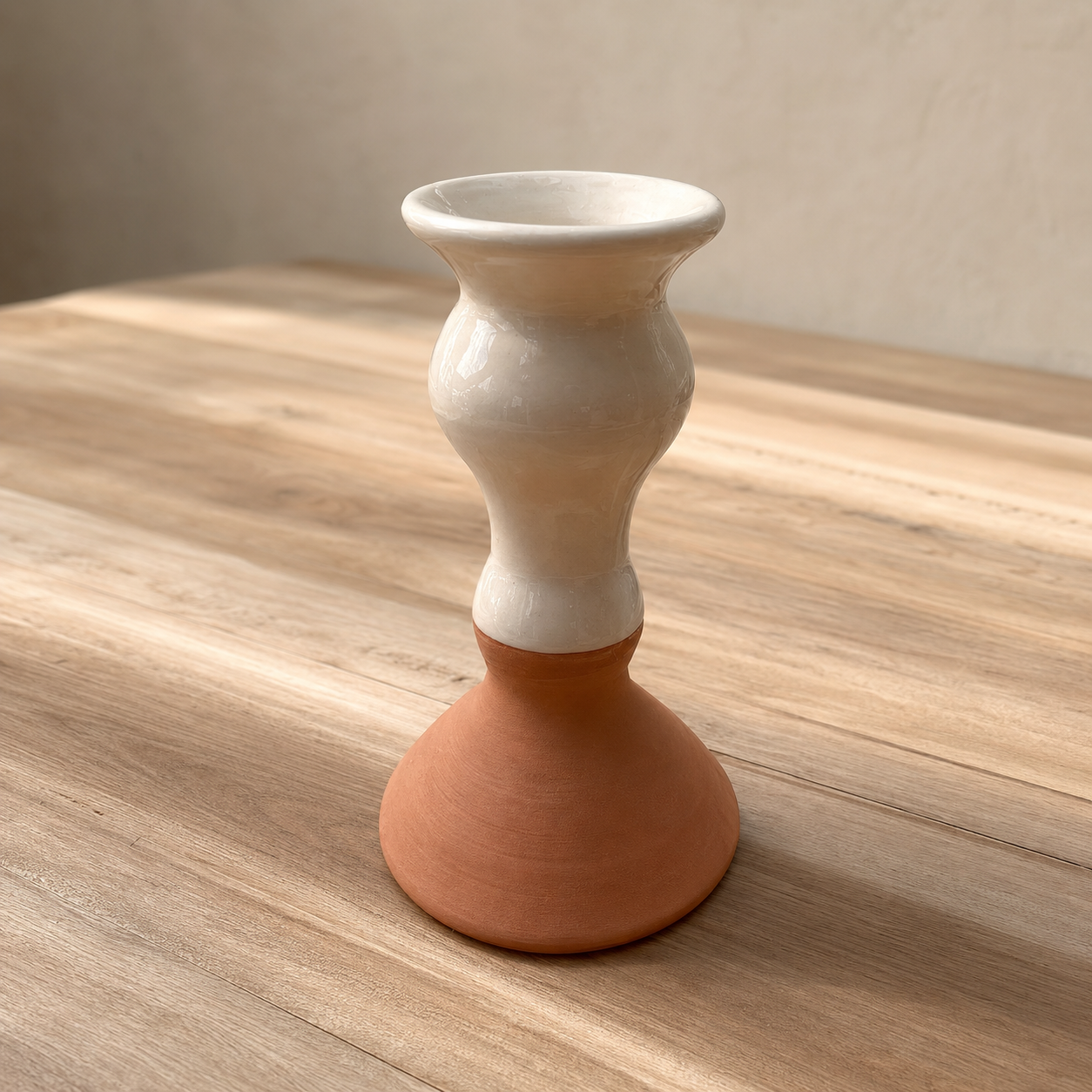 Hand-Turned Candlestick Holder