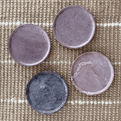 Natural Stone Coasters (Set of 4) - The Quiet Edit