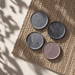 Natural Stone Coasters (Set of 4) - The Quiet Edit