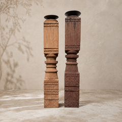 oak and dark wood sticks