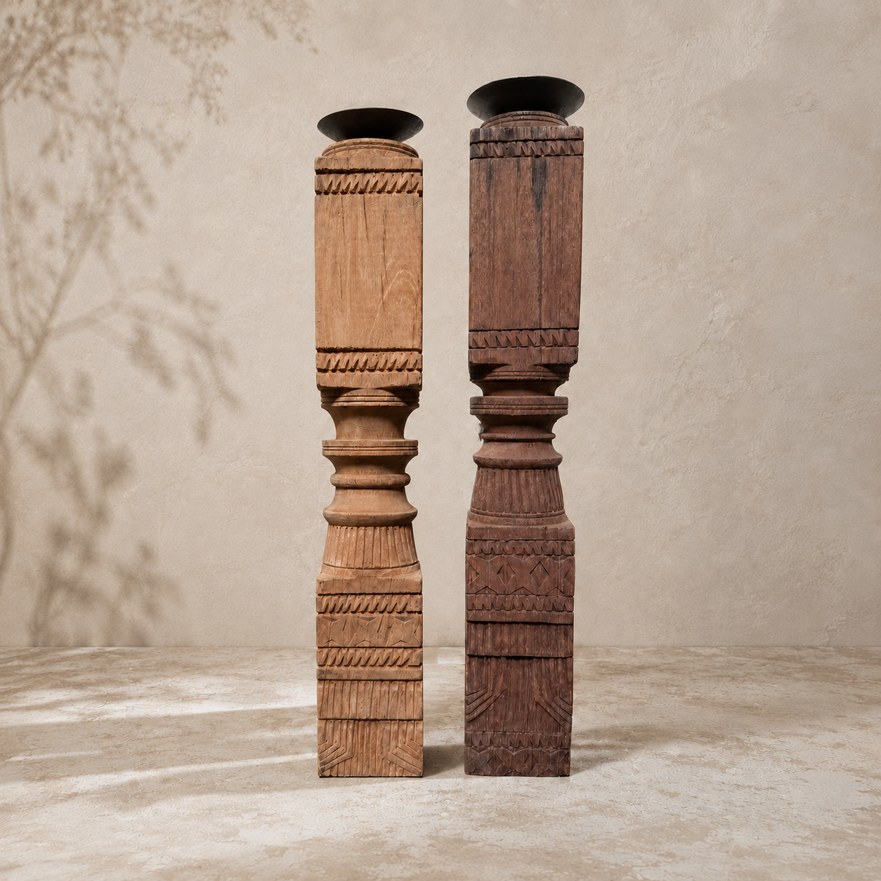 oak and dark wood sticks