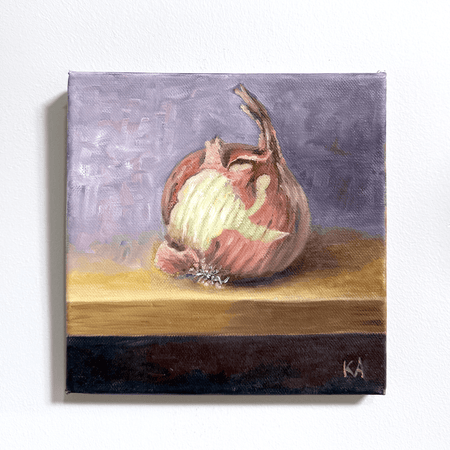 Onion Oil on Canvas - The Quiet Edit