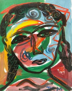 Portraiture Acrylic on Paper — Tom Murphy - The Quiet Edit