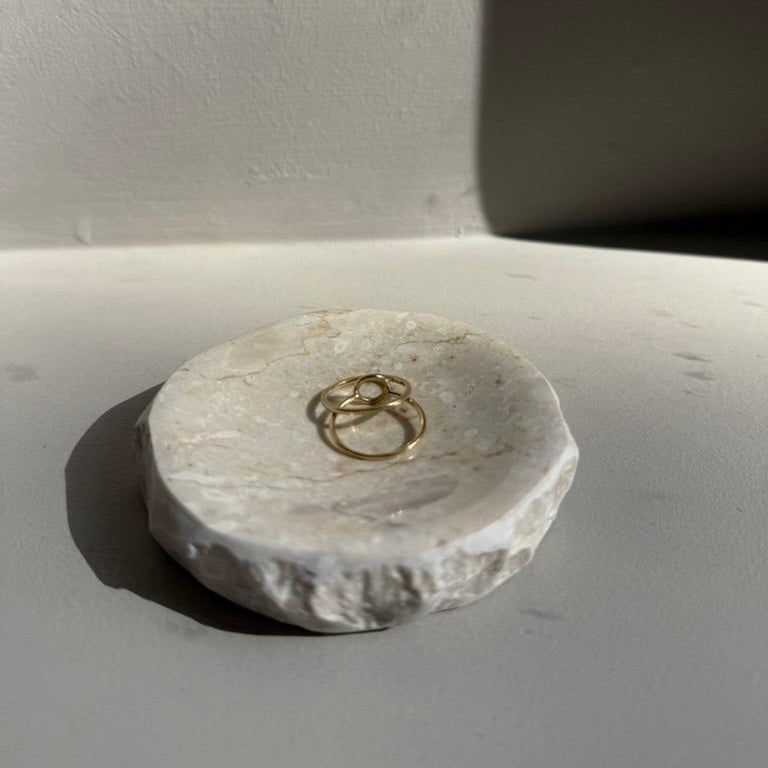 Raw Marble Bowl - The Quiet Edit