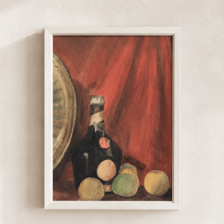 Still Life with Bottle and Fruit — Unknown - The Quiet Edit