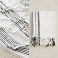 Striped Hammam Towel - The Quiet Edit