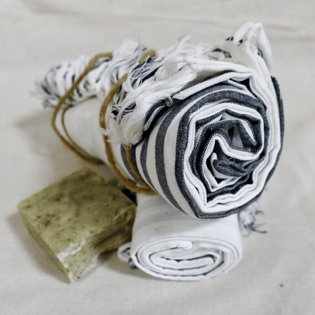 Striped Hammam Towel - The Quiet Edit