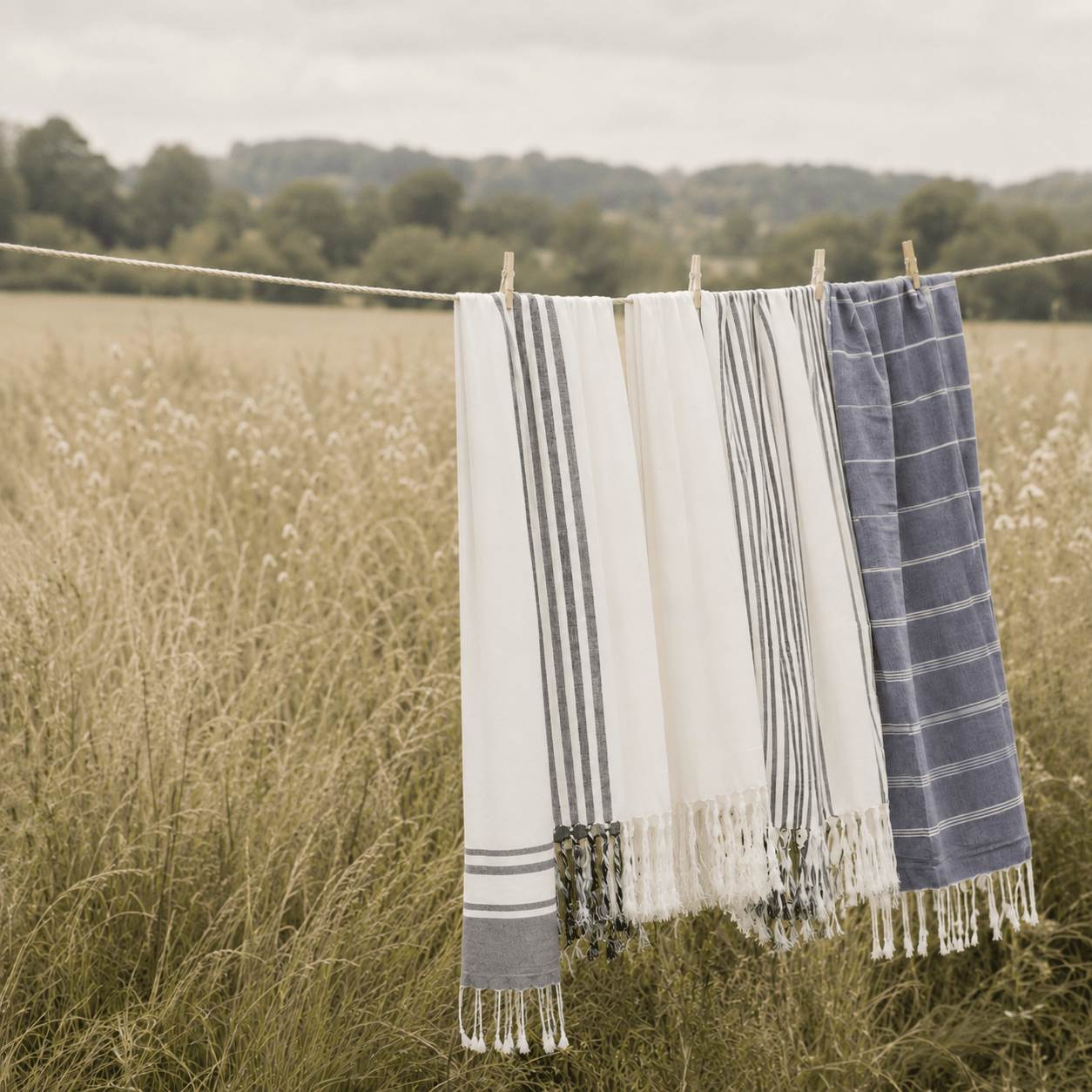 Striped Hammam Towel - The Quiet Edit