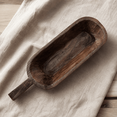 The Handled Wooden Bowl - The Quiet Edit