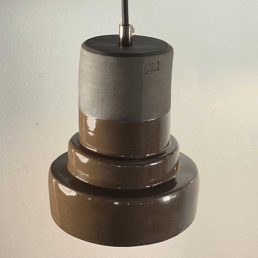 Tiered Terracotta Pendant Light - The Quiet Edit