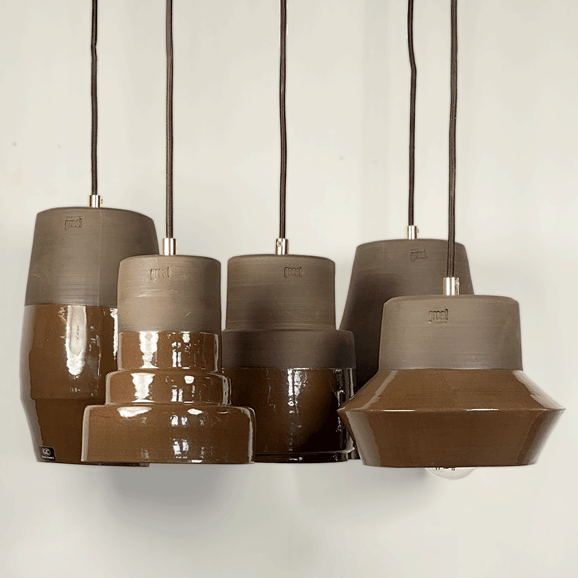 Tiered Terracotta Pendant Light - The Quiet Edit
