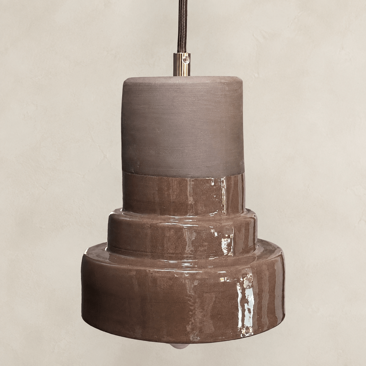 Tiered Terracotta Pendant Light - The Quiet Edit