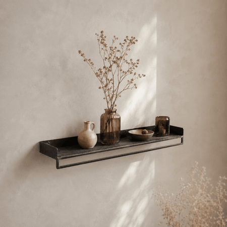 Wall Hung Iron Shelf - The Quiet Edit
