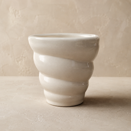 ceramic vessel on a table